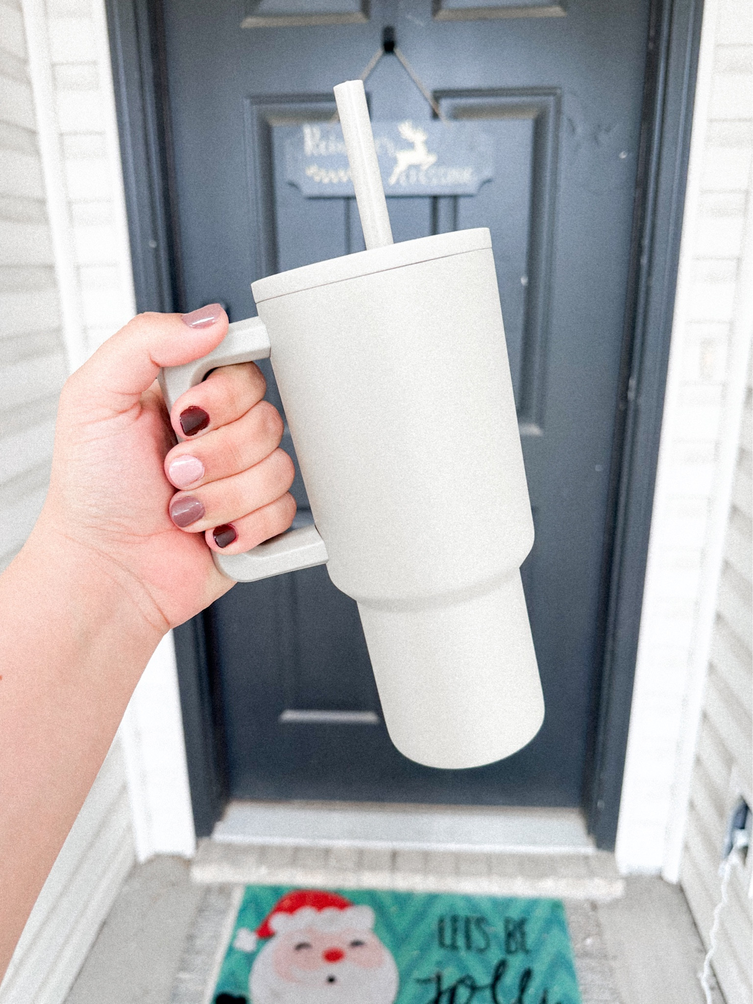 Cutie little tumbler 😍 I have a 40oz Simple Modern and love it! When they dropped the 30oz I knew I needed one because CUTE 😍 

Also my diy gel nail kit is on sale right now! They have bigger lights but I love the mini one  

#LTKCyberWeek