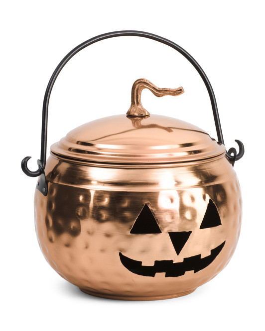 12in Jack O Lantern Bucket With Lid | Halloween | Marshalls | Marshalls