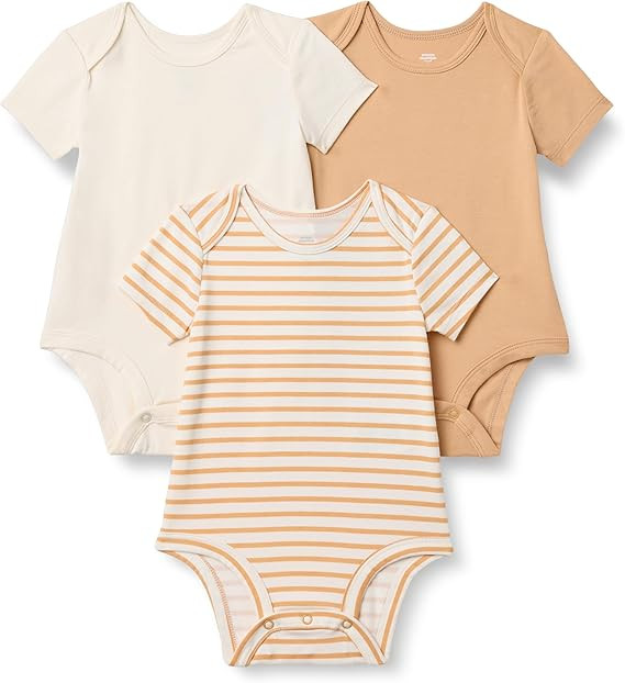 Amazon Essentials x Sofia Grainge Unisex Babies' Short Sleeve Crewneck Bodysuit | Amazon (US)