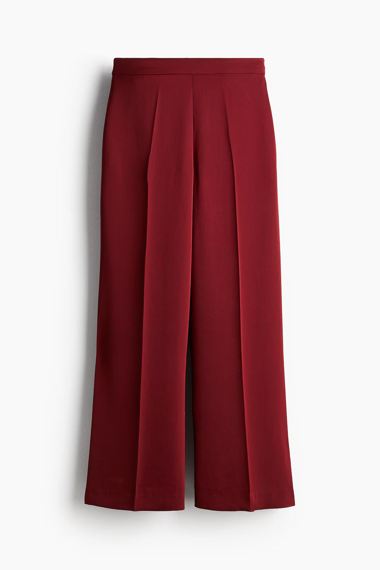 Weite Hose - Dunkelrot - Ladies | H&M AT | H&M (DE, AT, CH, NL, FI)
