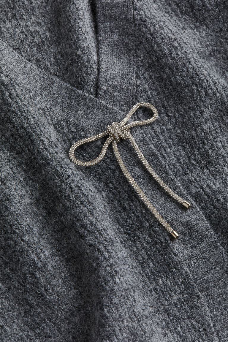 Rhinestone-bow Cardigan | H&M (US + CA)
