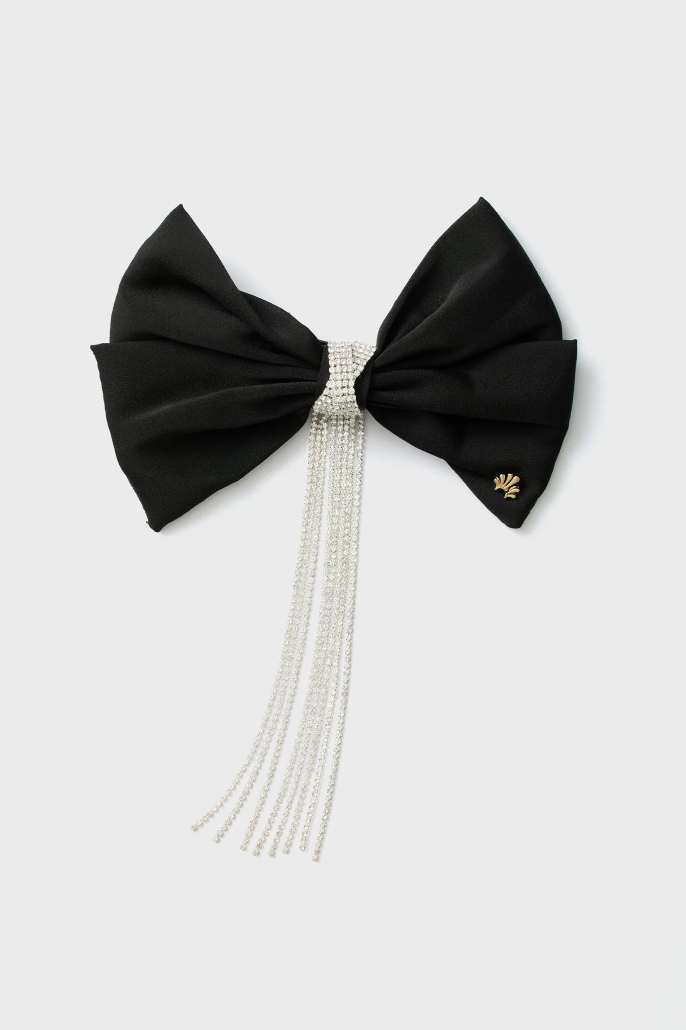 Jet Crystal Kristina Crystal Bow Barrette | Tuckernuck (US)