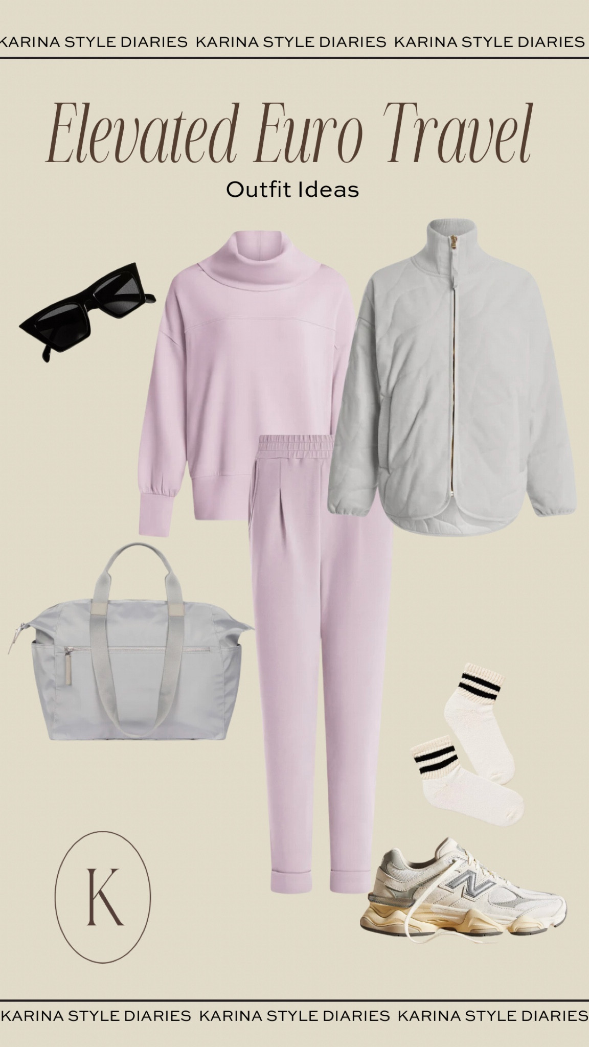 A chic euro travel outfit idea! These pieces are lightweight and buildable  Comfort is key, and that’s what these are! XS in all

#LTKStyleTip #LTKActive #LTKTravel
