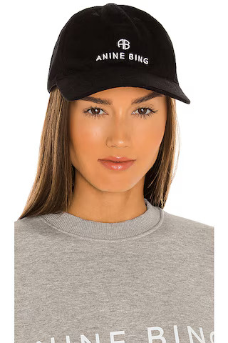 ANINE BING Sport Jeremy Baseball Cap in Black from Revolve.com | Revolve Clothing (Global)