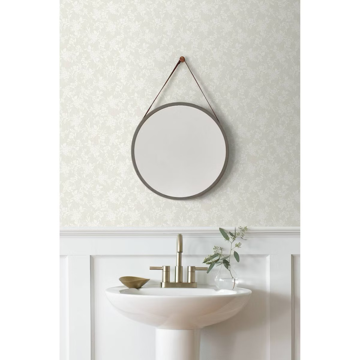 NextWall Neutral Tonal Floral Peel and Stick Wallpaper | Target