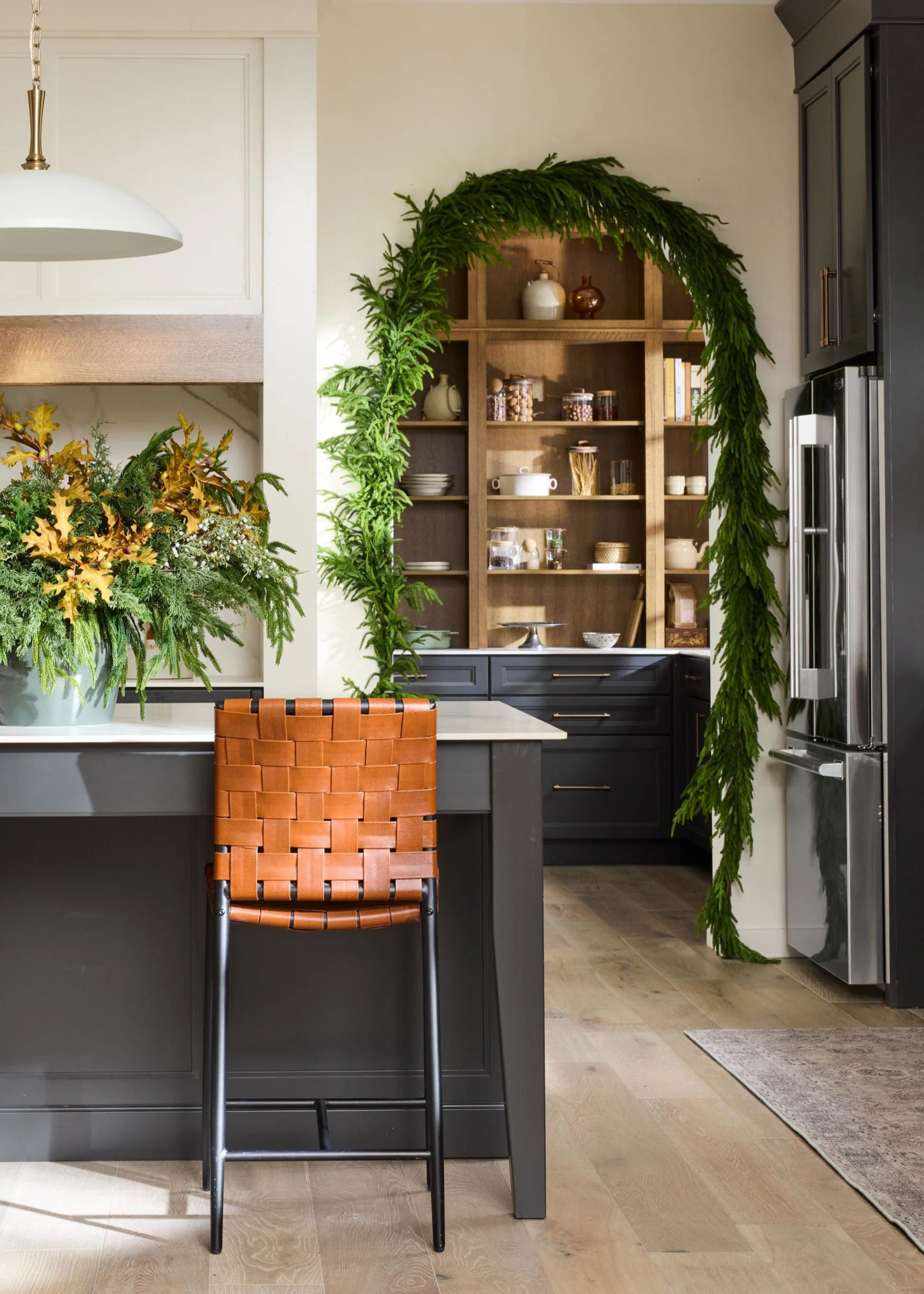 Real Touch Pine Mantle Garland | Christmas Decor at Afloral | Afloral