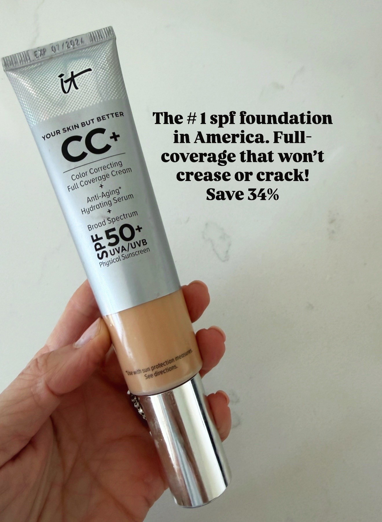 Love that it foundation has sunscreen! 

#LTKOver40 #LTKBeauty