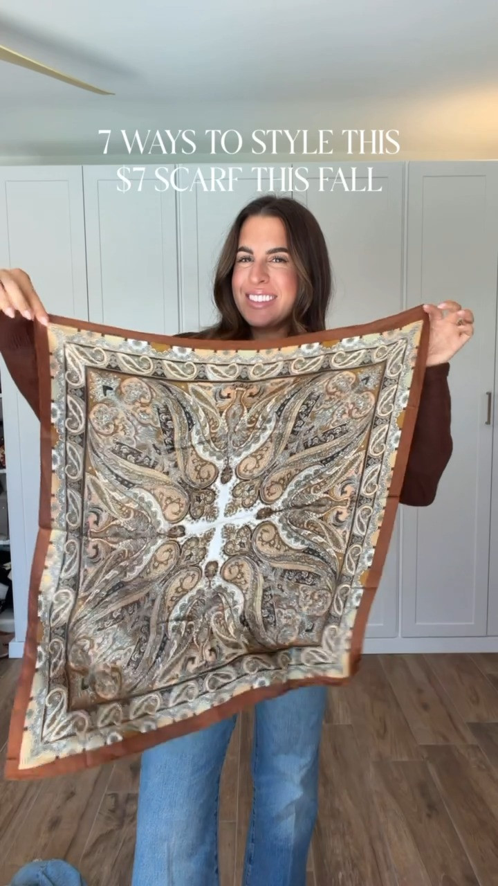 7 ways to style this scarf for fall! 

 