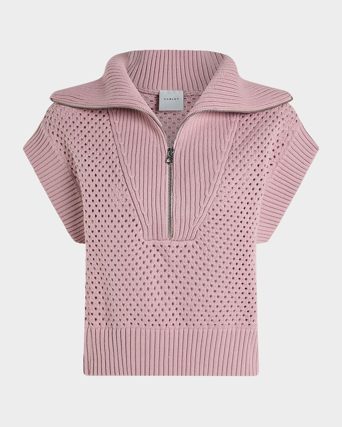 Mila Half-Zip Knit Vest | Neiman Marcus