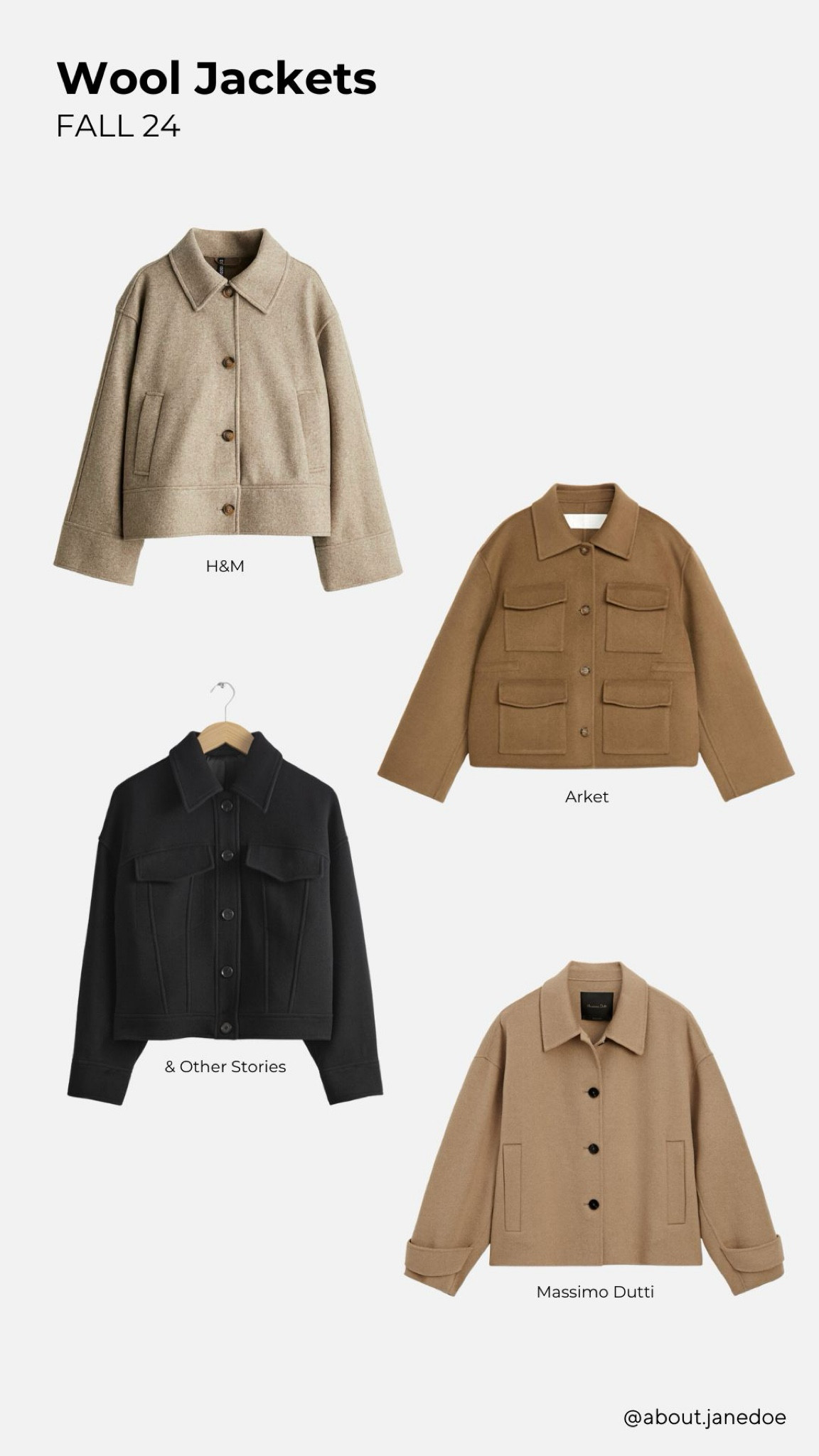 Selection of wool jackets I love for this fall/winter season 

#LTKStyleTip #LTKBacktoSchool #LTKFindsUnder100