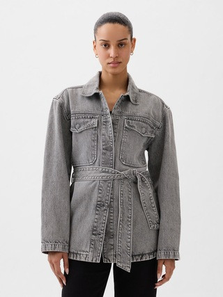 Belted Denim Shirt Jacket | Gap (US)