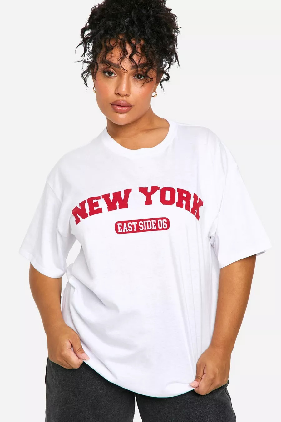 Plus New York Oversized Graphic T-Shirt | boohoo (US & Canada)