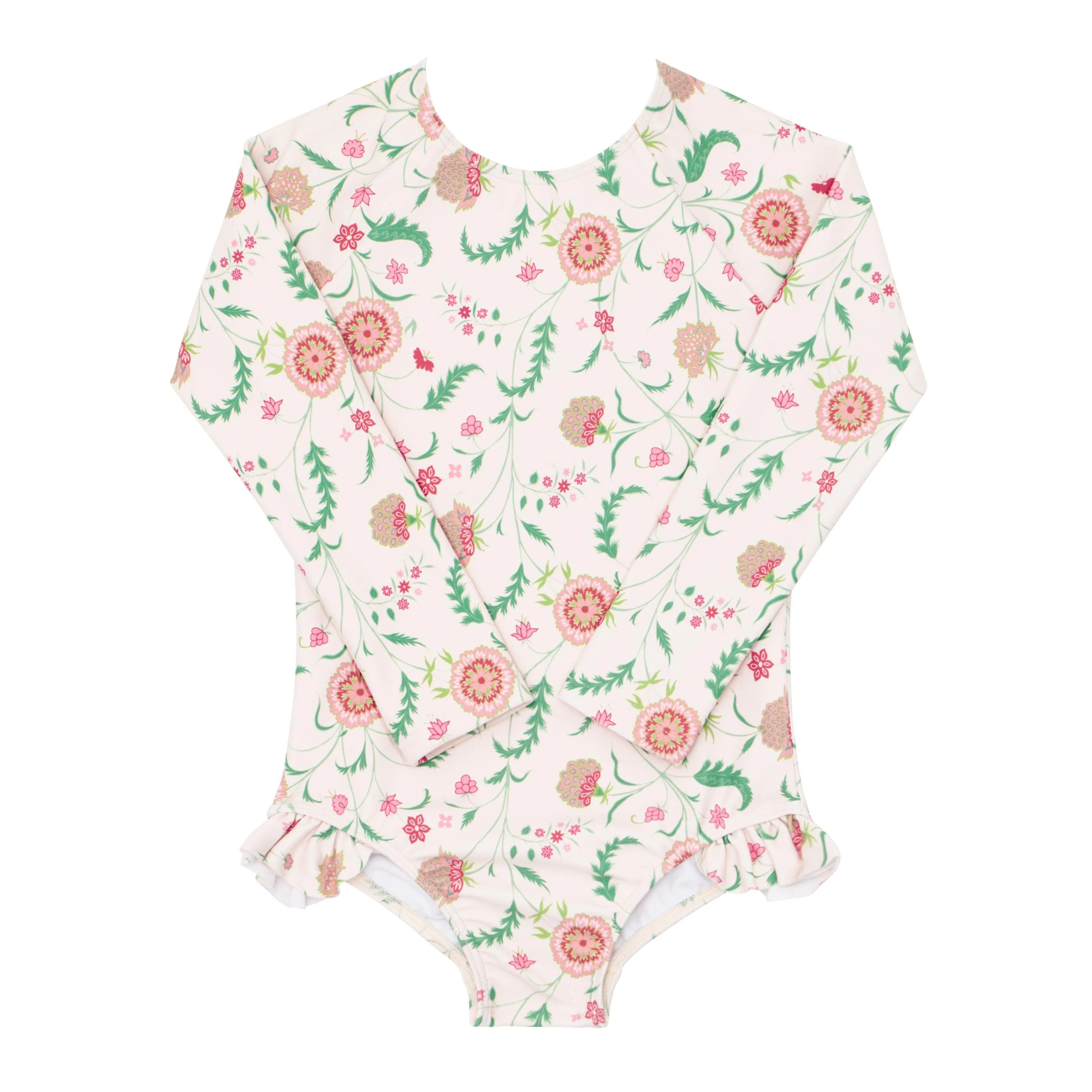 minnow x sister parish girls cloister botanical rashguard one piece | minnow