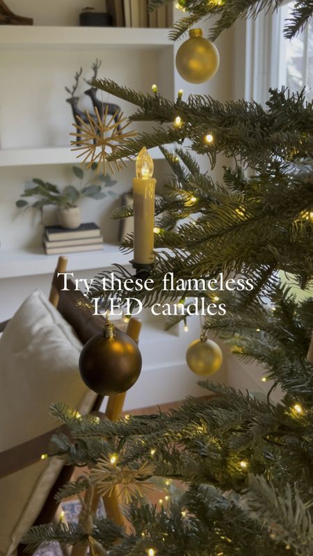 Flameless LED candles, Christmas tree ornament, flicker candles, Amazon candles 

#LTKHoliday #LTKhome