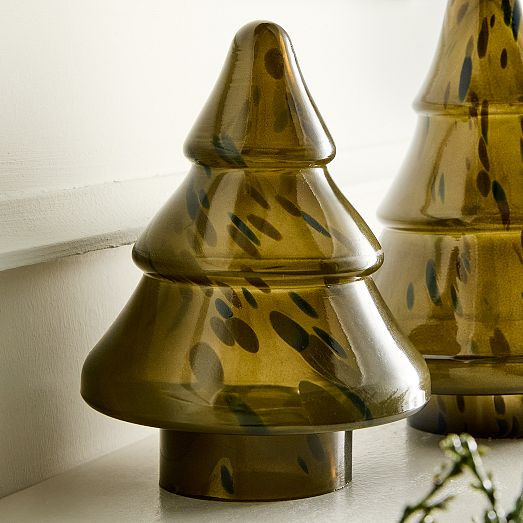 Tonal Glass Tabletop Trees | West Elm (US)