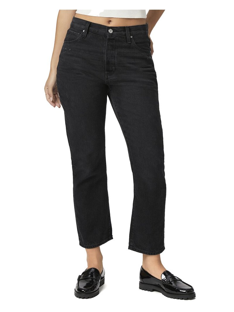 PAIGE womens  Billy Dark Dawn Distressed Crop Jean, 24 | Walmart (US)