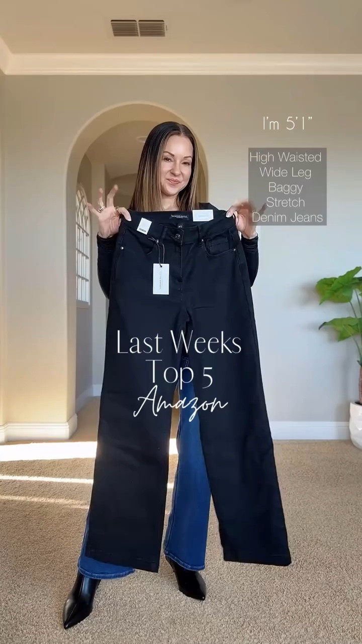 💯Last Weeks Top 5 Amazon Best Sellers!
💥All pieces are on sale or has a coupon right now!


For reference: I’m 5’1, 110lbs and I’m a
Faux leather leggings- XS short
Wide leg jeans- 2 short
Fleece lined joggers- XS
Bra- S

Winter outfit 2025  winter outfit  easy outfit  Mom style  winter fashion trends 2025  boot socks  petite jeans  jeans  joggers  fleece lined  black jeans  faux leather leggings  casual legging style  Everyday style   comfy style  Fleece lined outfits  EverydayHolly

#LTKStyleTip #LTKSeasonal #LTKWatchNow