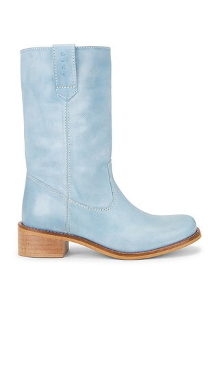 Dico Copenhagen Julia Gaucho Boot in Baby Blue. - size 40 | Revolve Clothing (Global)