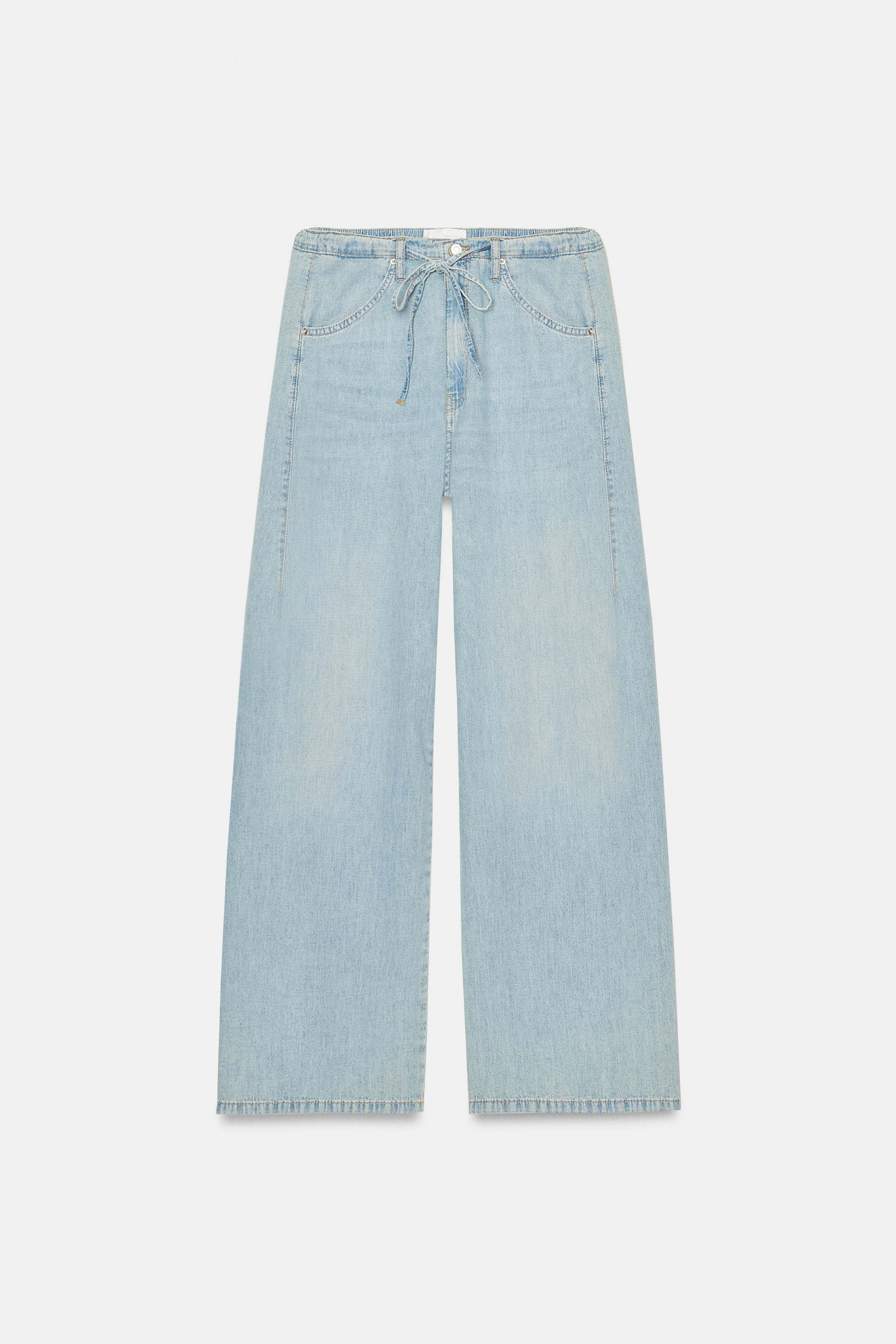 TRF FLOWY DENIM JEANS | Zara US