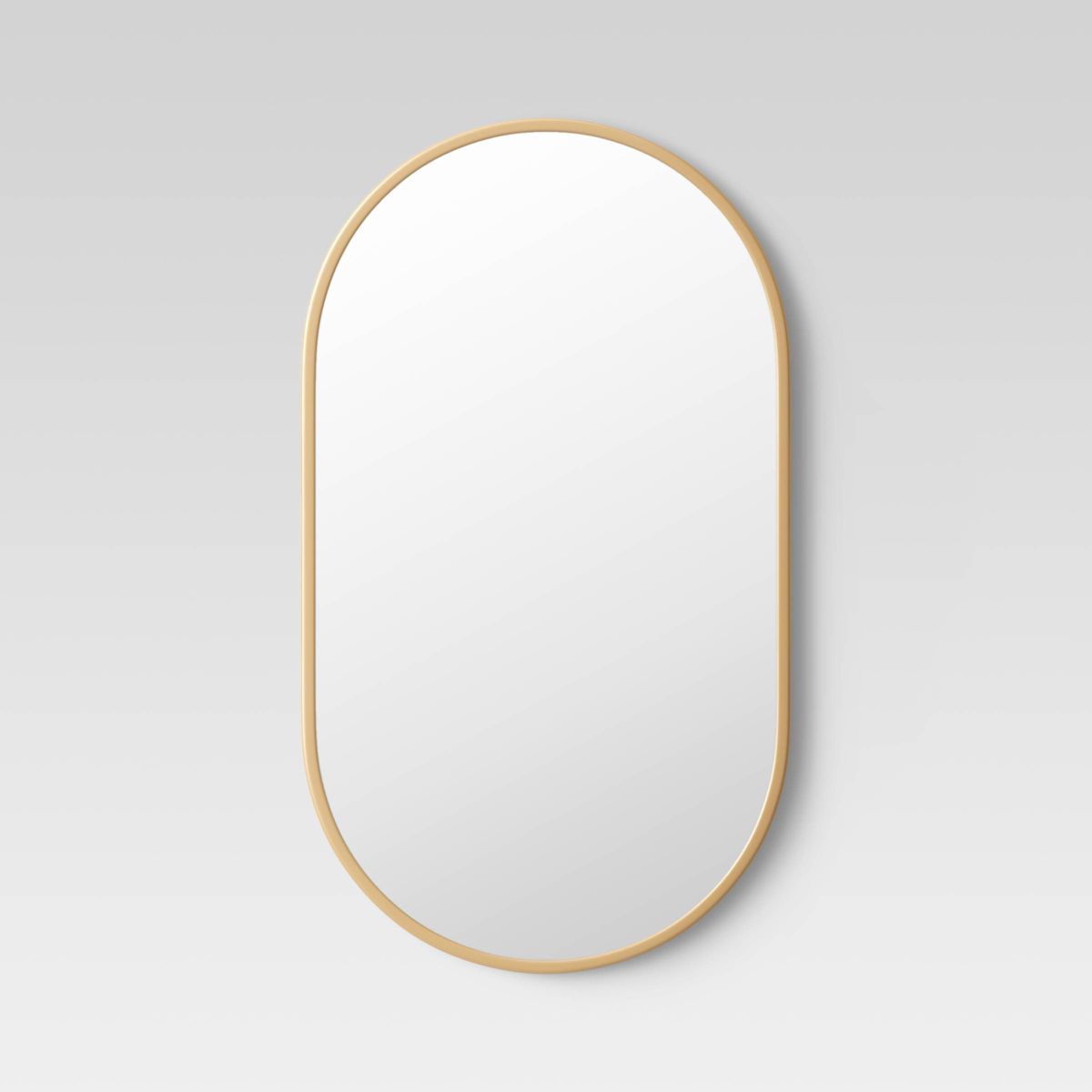 16" x 28" Metal Oval Pill Mirror - Project 62™ | Target