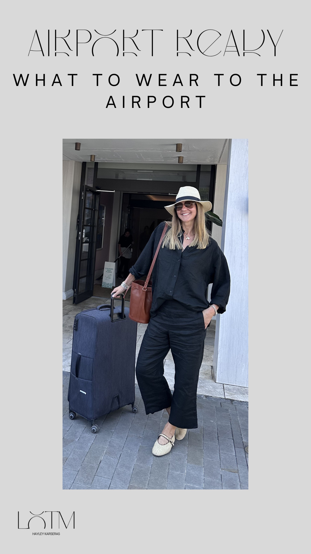 what I wear to travel ✈️ comfy but still chic 

 #LTKsummer #LTKtravel #LTKover50style