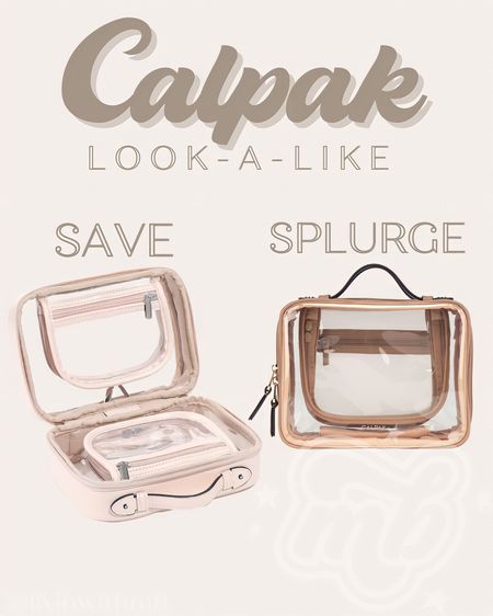 Such a great look-a-like for the Calpak Clear Cosmetics Case! I have the Calpak version and absolutely love it for travel. The Amazon one is essentially the same thing for almost half the price!

#LTKfindsunder50 #LTKtravel #LTKitbag