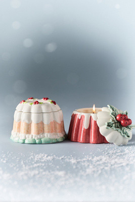 Dulce Gourmand Poundcake Ceramic Candle | Anthropologie (US)