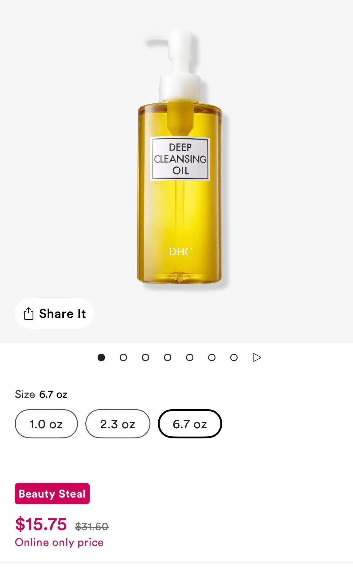 Top cleansing oil on my list! 50% off today only 😊

#LTKSaleAlert #LTKgrwm #LTKBeauty