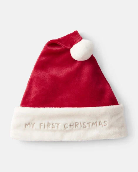 Carter's Baby Boys My First Christmas Santa Hat - Red/White 1224 Red/White | Carter's Inc