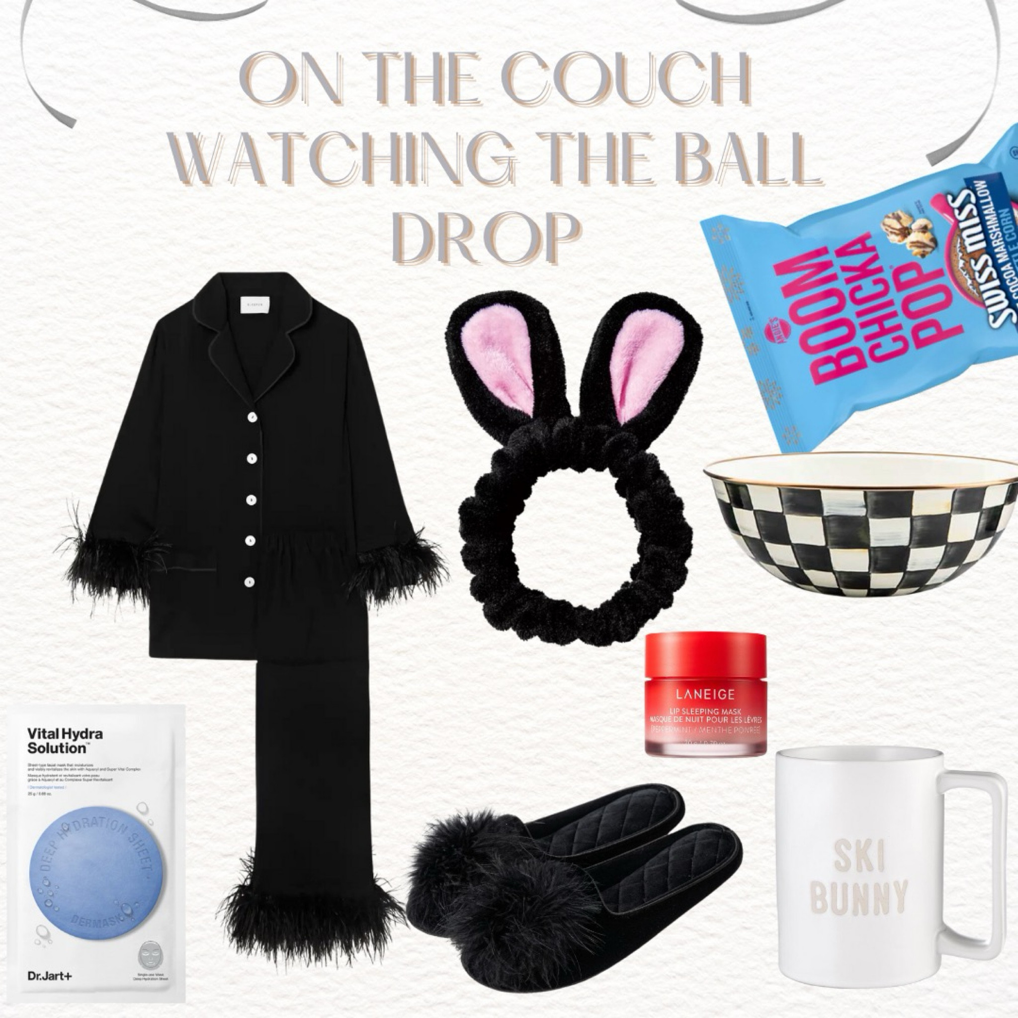 Perfect outfit for cozying up watching a movie on NYE. Mug is from Santa Barbara designs & available to ship 🤍❄️ #LTKNYE #NYE #2024

#LTKHoliday #LTKSeasonal