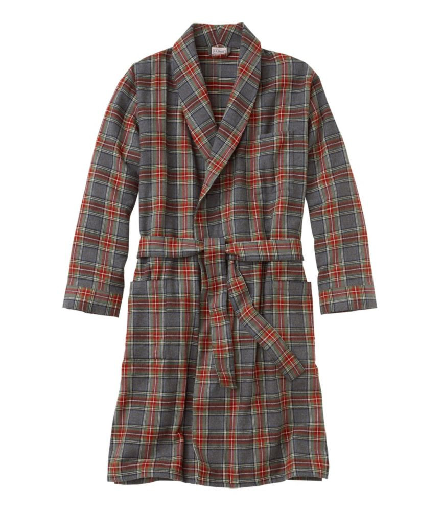 Men's Scotch Plaid Flannel Robe | Flannel Shirts at L.L.Bean | L.L. Bean