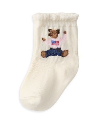 Ralph Lauren Polo Girls' Sitting Bear Socks - Baby  | Bloomingdale's Kids | Bloomingdale's (US)