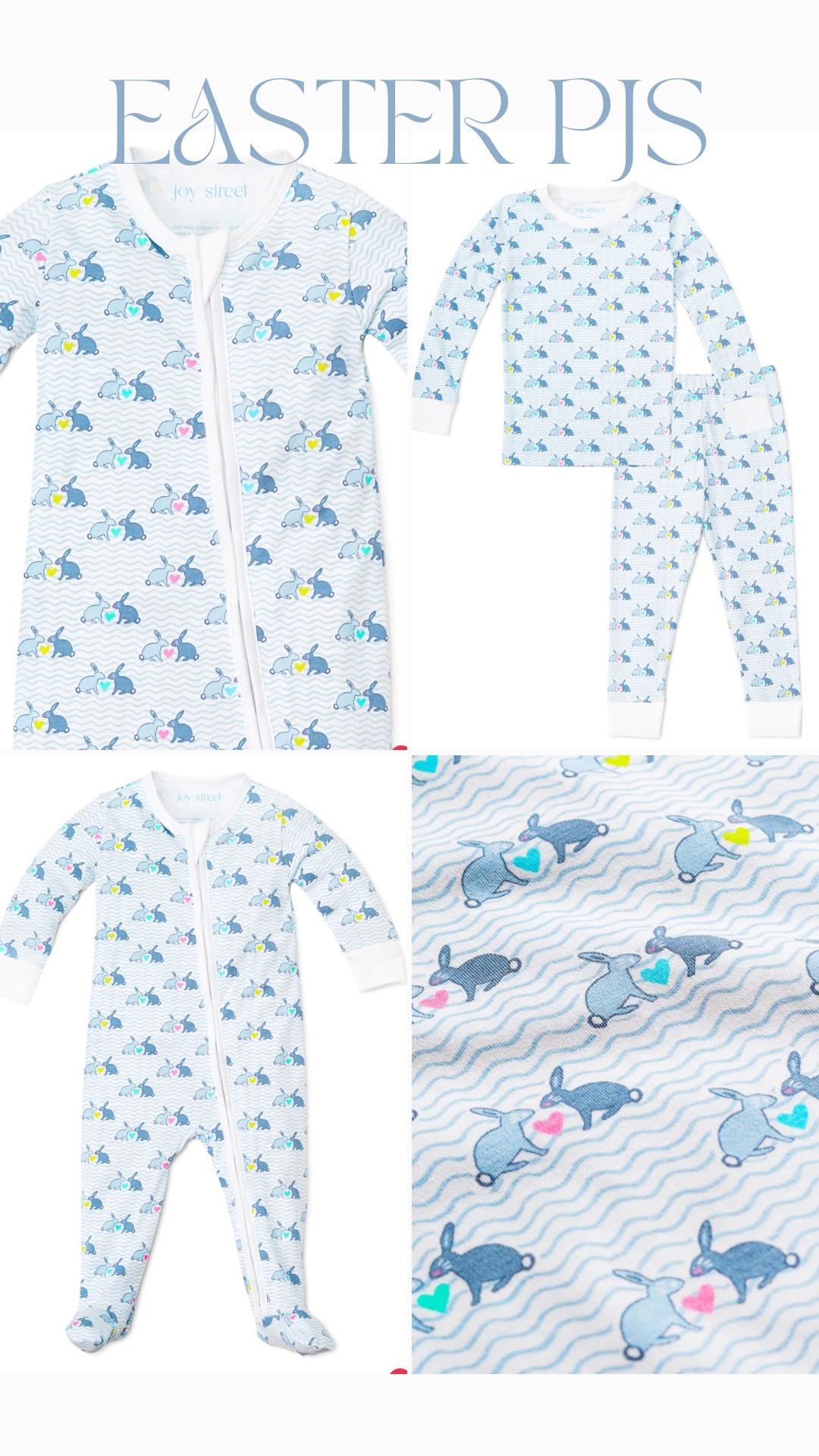 Easter pjs for the littles #easterpajamas #easterbasket

#LTKSeasonal #LTKKids #LTKBaby