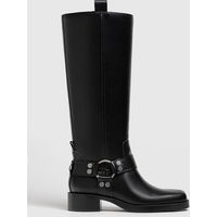 Stradivarius Flat black boots BLACK 4 | Stradivarius (UK)