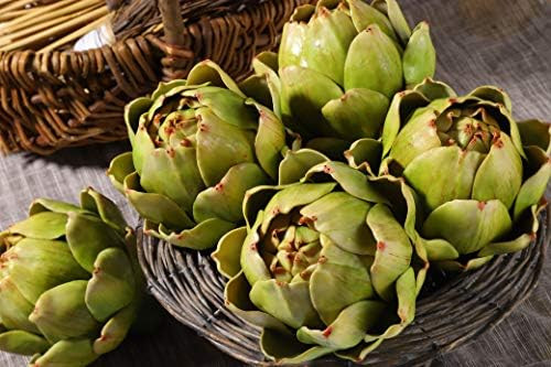 Large Green Artificial Artichoke Vegetables Fake Artichoke for Home Decor (4pcs) | Amazon (US)
