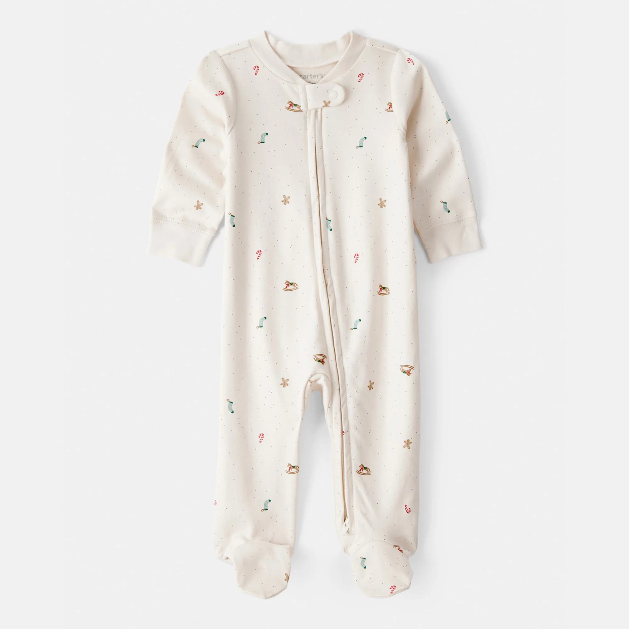 Baby Carter's Holiday Print Sleep & Play Pajamas | Kohl's