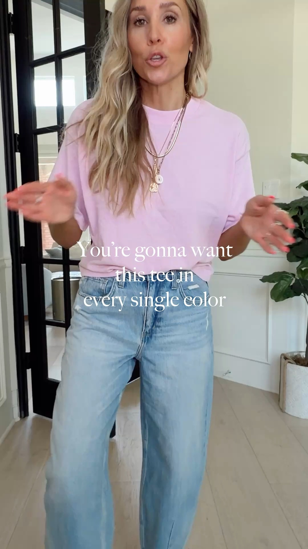 ✨SCROLL TO SHOP✨ 

The tee everyone NEEDS. I’m loving the oversized fit, the fun color…it’s so good! Follow for more 🫶🏼

#LTKootd #LTKdayinmylife #LTKmomlife