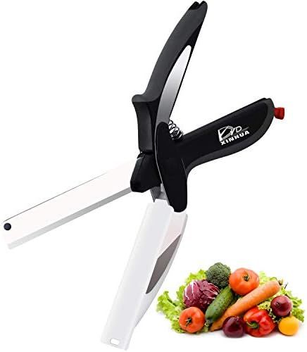 Amazon.com: YD YD XINHUA Kitchen Food Cutter Chopper Clever Kitchen Knife with Cutting Board, Cle... | Amazon (US)