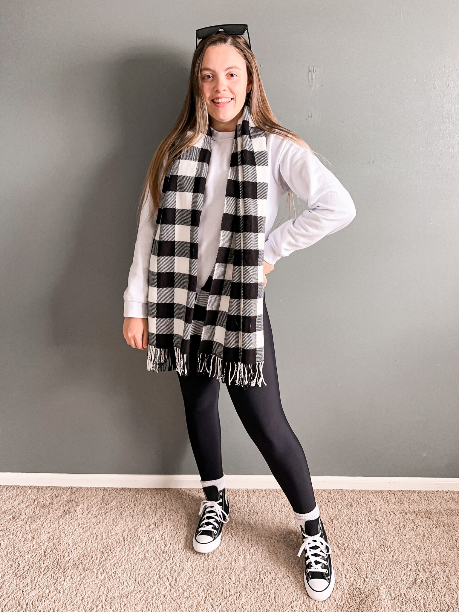 Todays OOTD 🤍🖤

#LTKSeasonal #LTKstyletip #LTKunder100