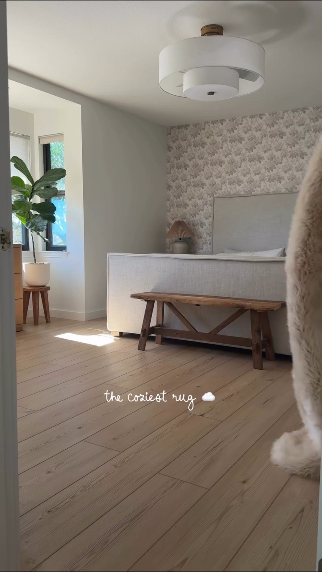 I found the world’s coziest rug ☁️
And now this little corner of our bedroom finally makes sense.

We removed the large rug from under our bed but still wanted something cozy here—and this six-pelt sheepskin rug from @overlandsheepskin completely transformed the space.

It’s unbelievably soft, looks so luxe, and has become our favorite spot to sit in the mornings while getting dressed.
My husband said it feels “too nice for us,” which honestly feels like the highest compliment 😂

Comment SHOP and I’ll DM you the link.

#OverlandSheepskin #myOverland

#LTKHome