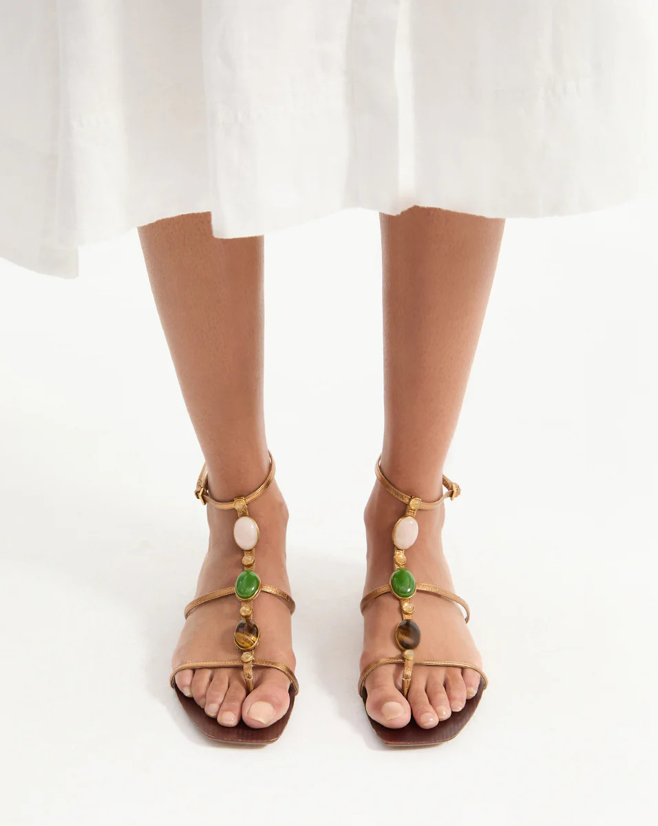 Alba Gemstone Sandal | Veronica Beard