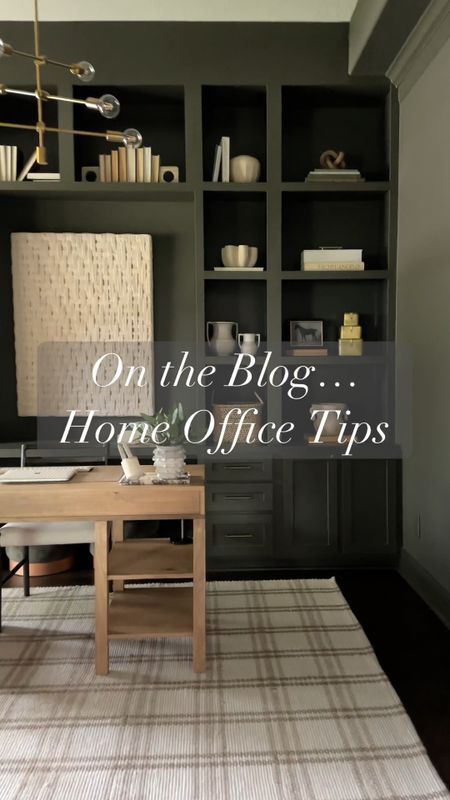 On the blog today I’m sharing tips for creating a functional home office. 👉 beigewhitegray.net

I linked most everything in my office here and I have a collection called “home office” where I have more links. From organizing must haves, to the lighting in my office and all the office bits and bobs I have a love. 

#LTKHome #LTKStyleTip #LTKVideo
