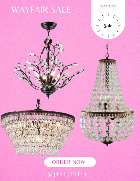 Wayfair Way Day sale happening now! Take advantage of free shipping on everything and select items up to 80% off!

Chandelier, Lighting




#LTKhome #LTKSeasonal #LTKsalealert
