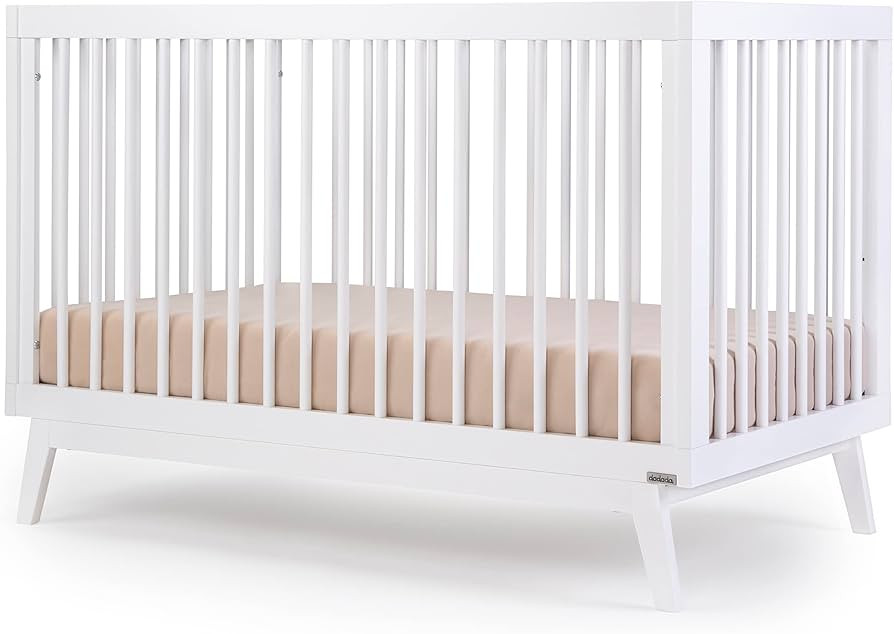 dadada Baby Soho 3-in-1 Convertible Crib to Toddler Bed – Wooden Crib Made in Italy, GREENGUARD... | Amazon (US)