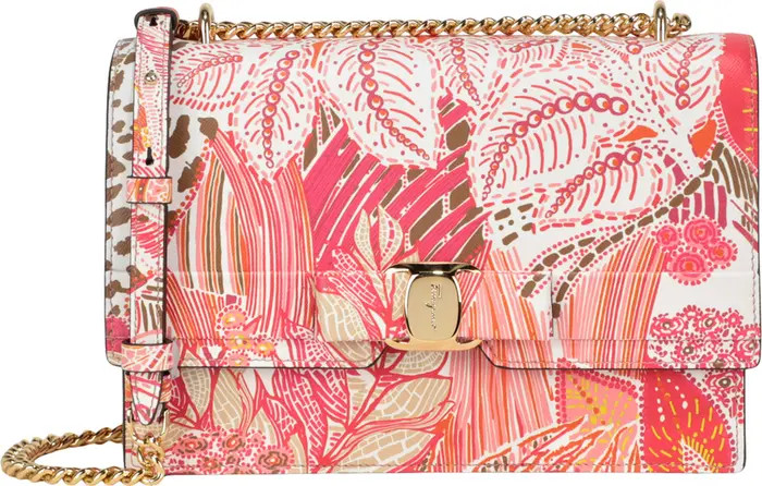 FERRAGAMO Vara Leather Flap Shoulder Bag | Nordstromrack | Nordstrom Rack