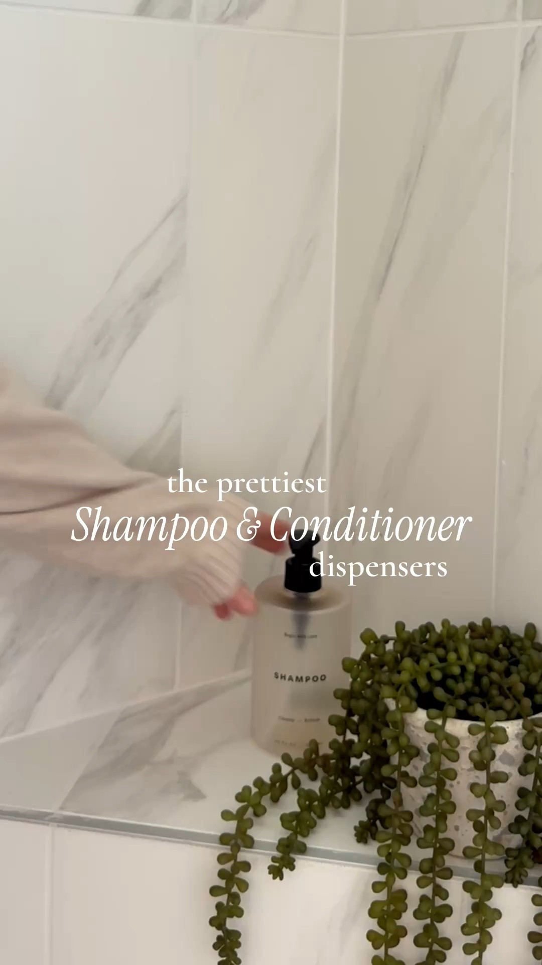 The prettiest Shampoo + Conditioner dispensers 🤍I love how these instantly elevated my bathroom 

#bathroom #soapdispenser #bathroomdecor #bathroominspo #homedecor #shampoo+conditioner #amazonfinds

#LTKHome