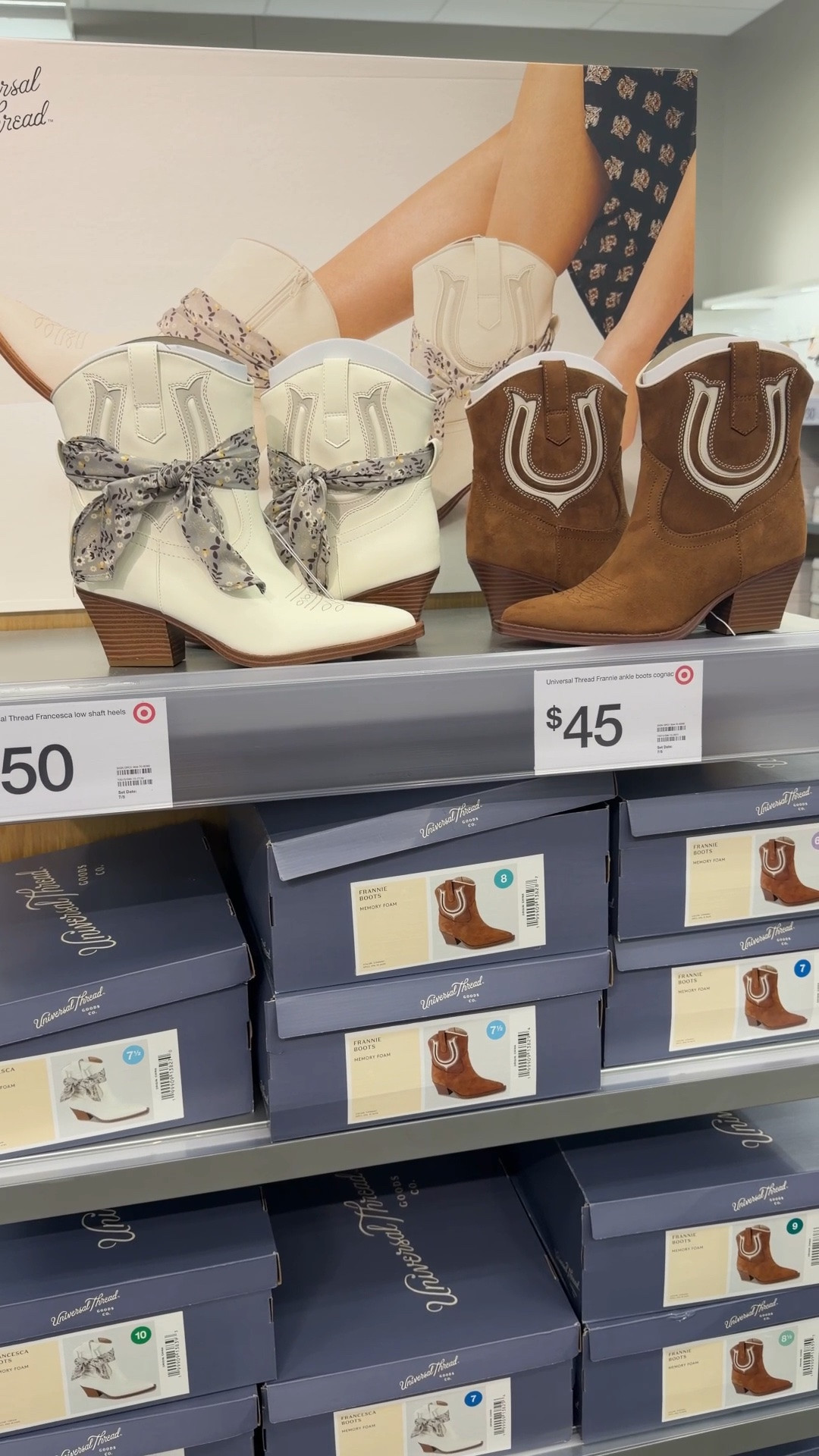 These Target boots are giving designer vibes without the designer price! 🤍🍂

I couldn’t choose just one…
🤍 The white western boots with the scarf detail are such a fun statement piece.
🤎 The classic brown western boots are timeless and will go with everything this fall.

Both are from Target and such a great value! Which pair would you wear? 👇

Everything is linked in my LTK:
https://www.shopltk.com/explore/HeyChristaBromley

#LTK #LTKStyle #TargetStyle #TargetFinds #TargetFashion #TargetShoes #WesternBoots #CowgirlBoots #FallStyle #FallFashion #AffordableFashion #StyleOnABudget #UniversalThread #TargetNewArrivals #HeyChristaBromley