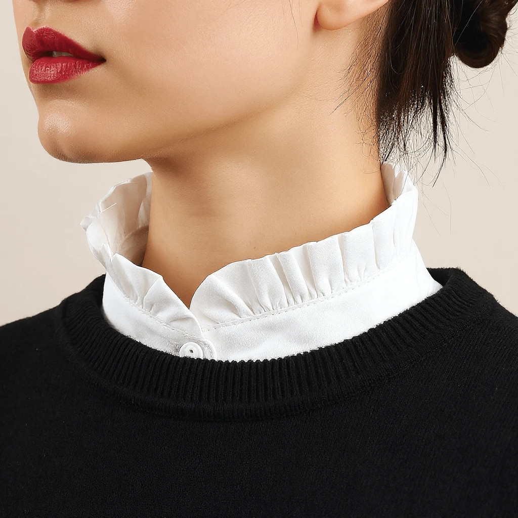 Stand-Up Collar, Round Collar, Pointed Collar, False Collar, Fashionable, Versatile, Simple, Comf... | SHEIN