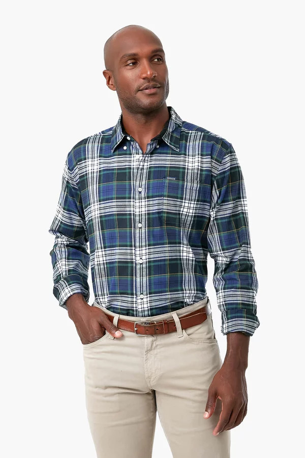 Deep Blue Crossfell Tailored Shirt | Tuckernuck (US)