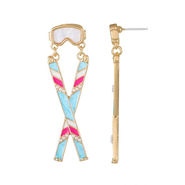 Packed Party Hit the Slopes Ski Earrings | Walmart (US)